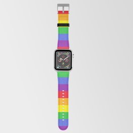 Horizontal Rainbow Stripes  Apple Watch Band