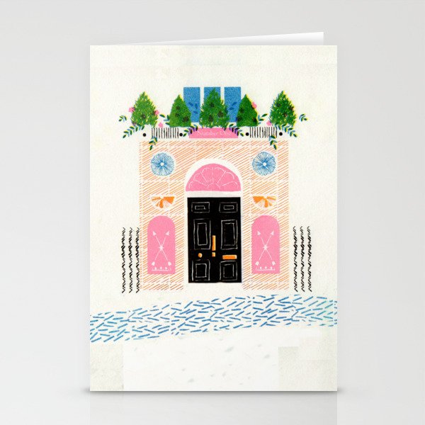 Special Riso Print - Beauty of London Houses Stationery Cards