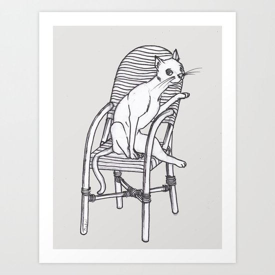 cat Art Print