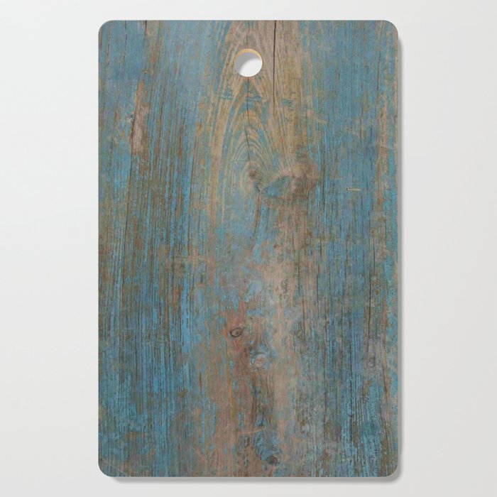 old blue wooden board Cutting Board