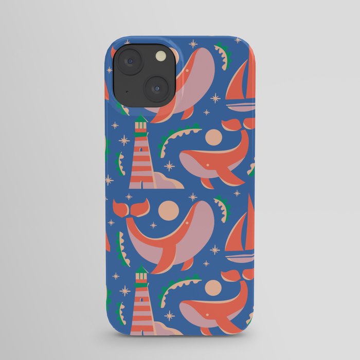 Moonlight Whales iPhone Case