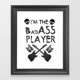 BadASS Player Framed Art Print