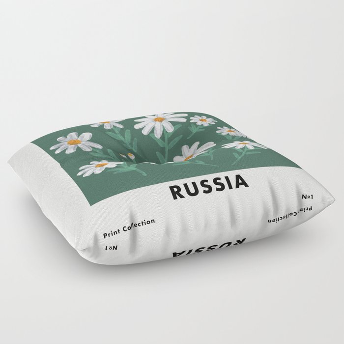 Flower Market Russia No.1  Floor Pillow