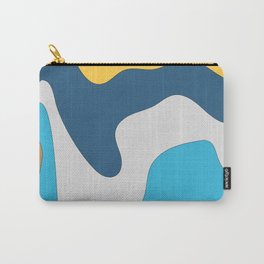 Liquid - Colorful Fluid Summer Vibes Beach Design Pattern Carry-All Pouch