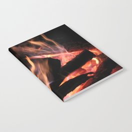 Camp Fire in the Winter Notebook