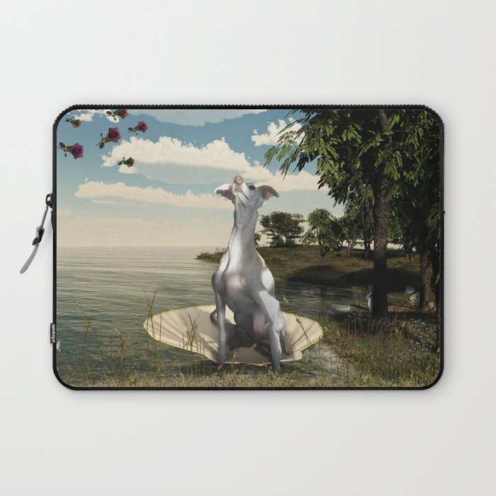 The birth of a greyhound Laptop Sleeve