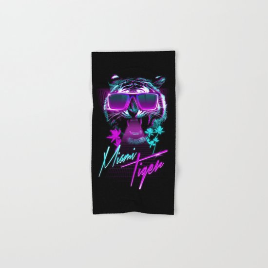 Miami Tiger Hand & Bath Towel
