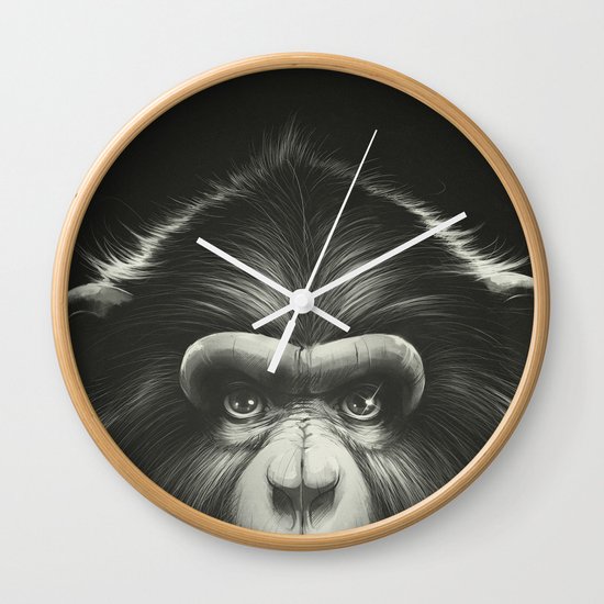 Monkee with Tooth Wall Clock