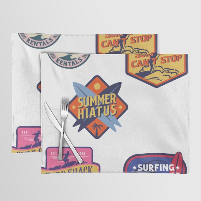 Surf Patch Pack  Placemat