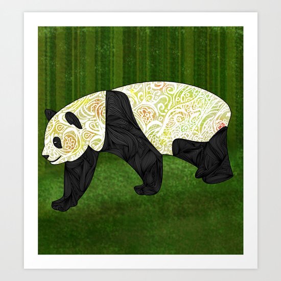 Panda Art Print