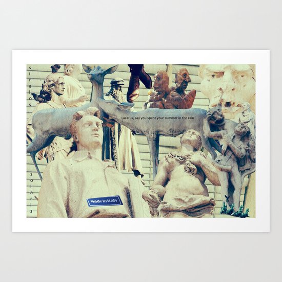 Come to me, I'll rest your soul Art Print