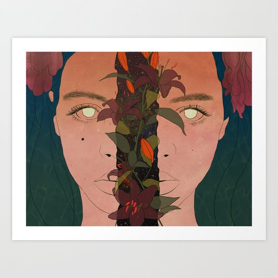 What Lies Beneath Art Print