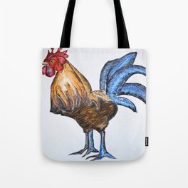 A Cock-A-Doodle-Doo Tote Bag