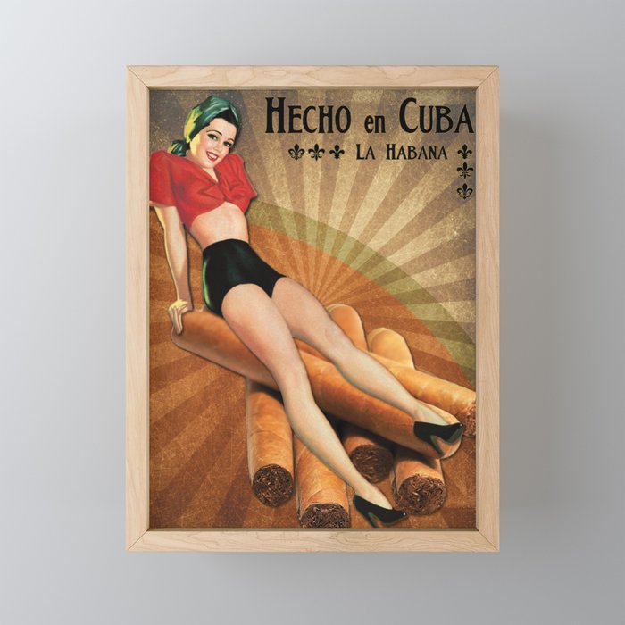 Havana Sunburst Framed Mini Art Print