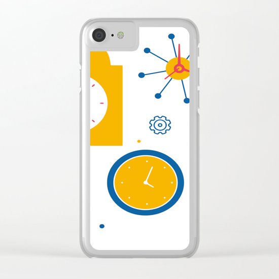 Clocks Clear iPhone Case