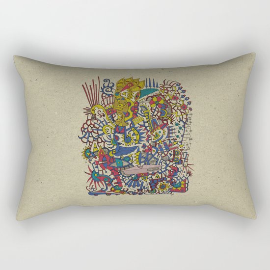 - romantic summer - Rectangular Pillow
