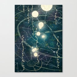 Constellation of holidays Canvas Print