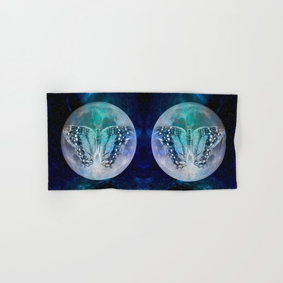 MOON BUTTERFLY Hand & Bath Towel
