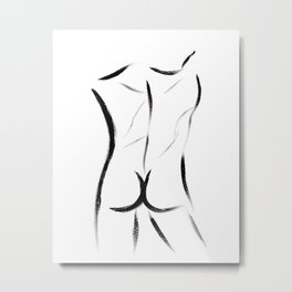 Male Nude Metal Print