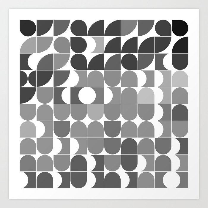 Abstract Geometric Artwork 19 Art Print By Milankatic