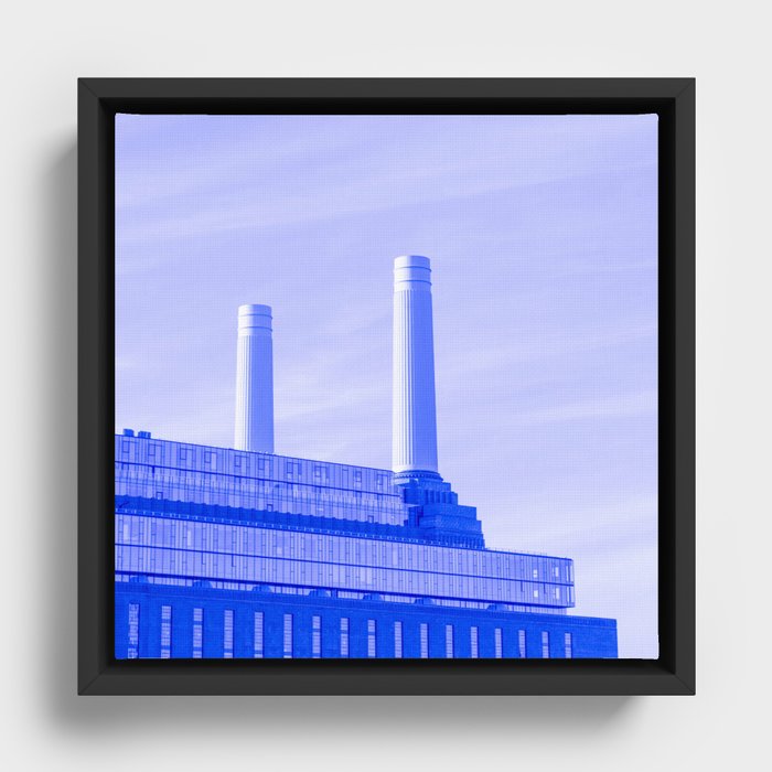 Battersea Power Station, London. Framed Canvas