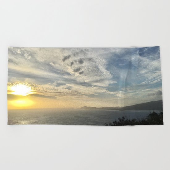 Hawaii View Beach Towel