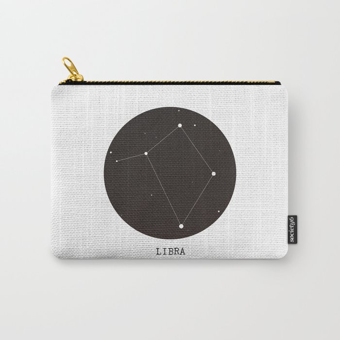 Libra Star Constellation Carry-All Pouch