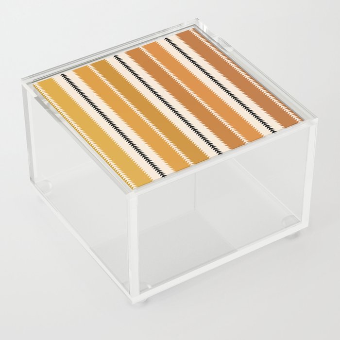 Southwestern Stripes III Acrylic Box