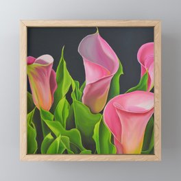 Dancing Lilies Framed Mini Art Print