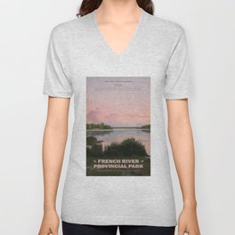 French River Provincial Park V Neck T Shirt