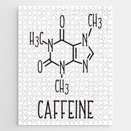 Caffeine Molecular Structure Chemistry Jigsaw Puzzle