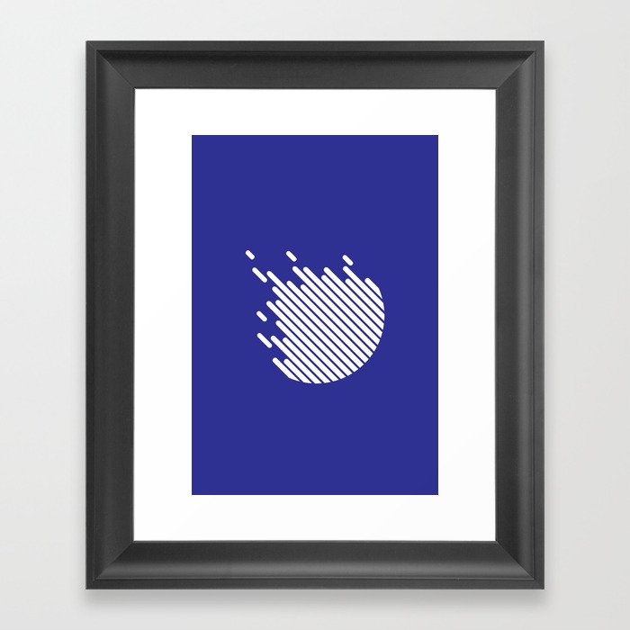Meteor Shower Framed Art Print
