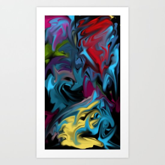 Morph Art Print