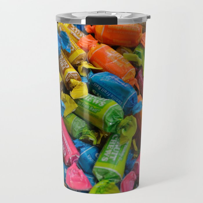colorful tootsie rolls Travel Mug