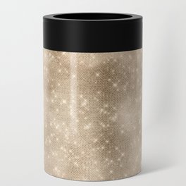 Glamorous Bling Soft Gold Luxury Pattern Can Cooler