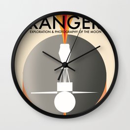 Ranger Exploration & Photography of the Moon Wall Clock