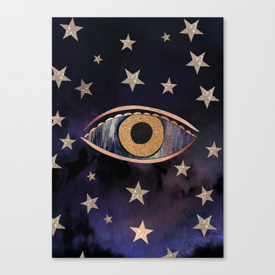Open your third eye Canvas Print