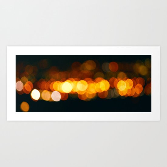 D.C. Bokeh Art Print