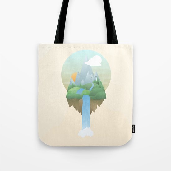 Our Island in the Sky Tote Bag