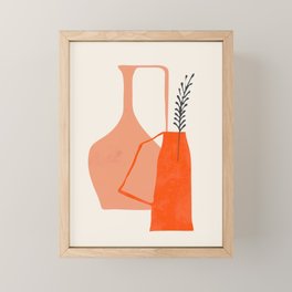 Vases3 Framed Mini Art Print