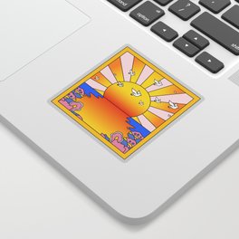 LSD Orange Sunshine California  Sticker