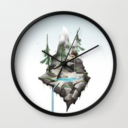 Living on the edge Wall Clock