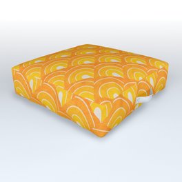 Sunshine Retro Pattern Outdoor Floor Cushion
