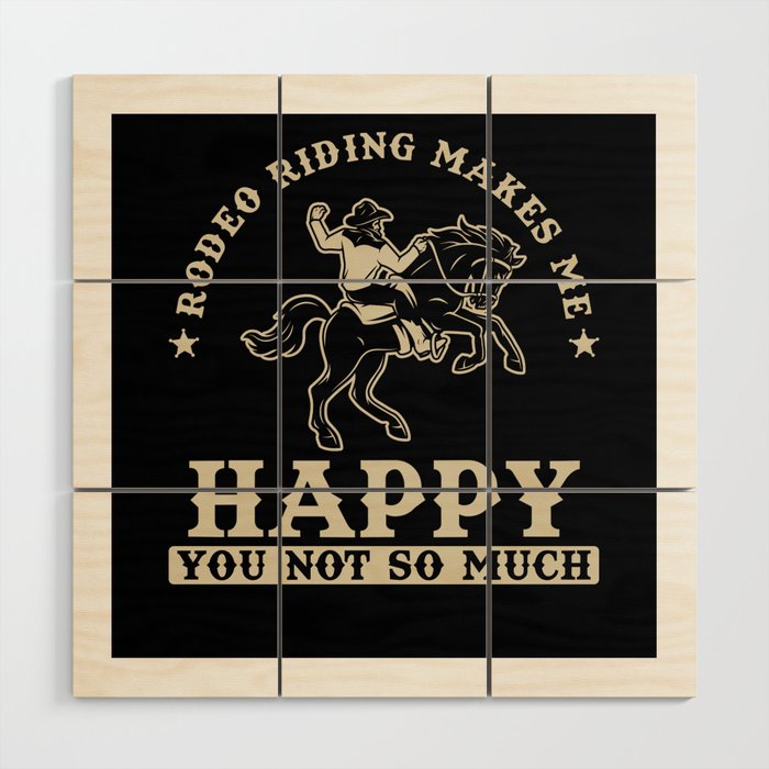 Rodeo Wood Wall Art