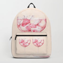 Pink Gin Watercolour Backpack | Pink, Happyhour, Gin, Watercolor, Ginlover, Gintime, Drinker, Bar, Gin O Clock, Cocktails 