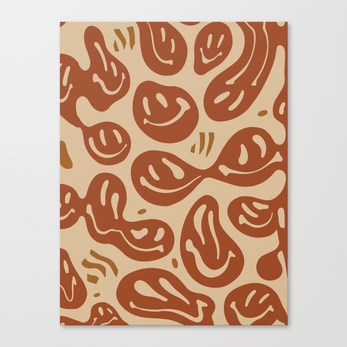 Caramel Syrup Melted Happiness Canvas Print