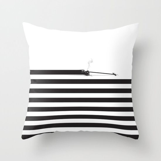 Distracted Throw Pillow