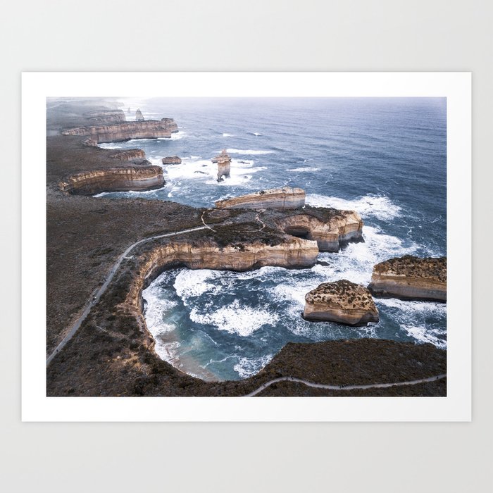 Great Ocean Road Coastline | Victoria Australia  Art Print