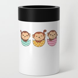 Sweet Monkeys At Easter With Easter Eggs Monkey Can Cooler