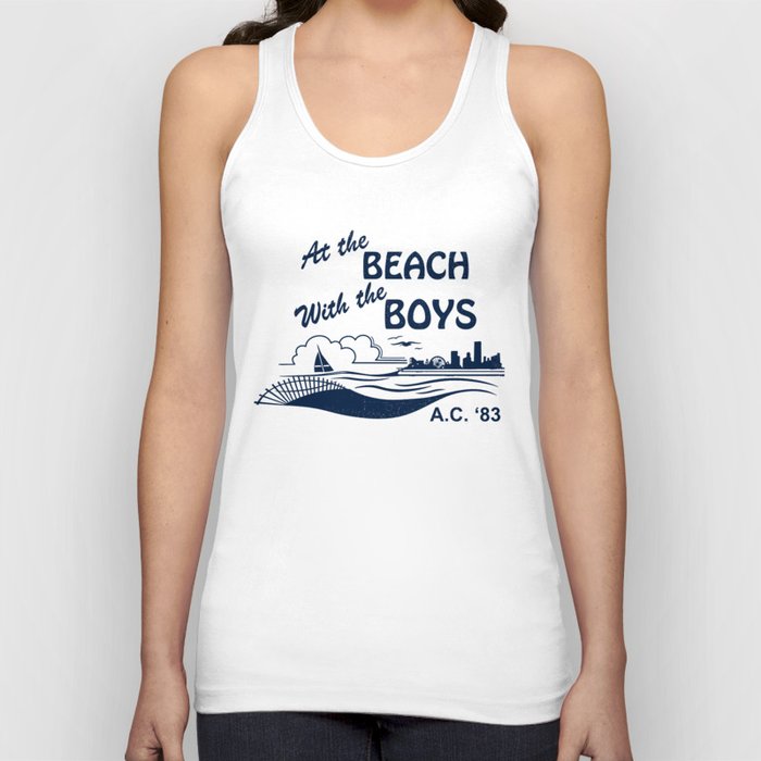 At the Beach with the Boys Tank Top